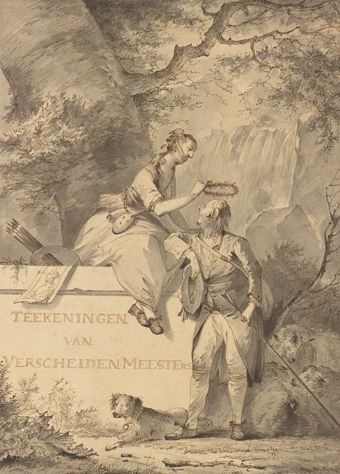 Gerard van Nijmegen, Allegory of Painting and Drawing