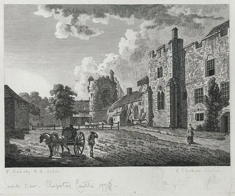 Francis Chesham, Inside view of Chepstow Castle