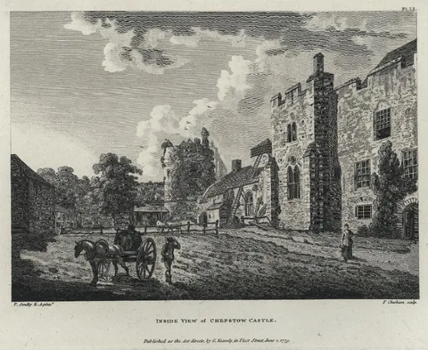 Francis Chesham, Inside view of Chepstow Castle