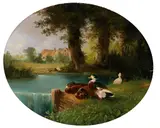 August Knip, Ducks at the Pond