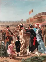 Albert Roosenboom, Elegant Company at the Races
