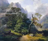 Joseph Holzer, Berglandschaft