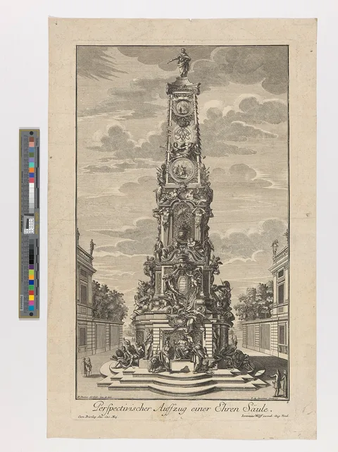 Jeremias Wolf, Perspective of an Column of Honour