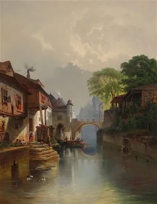 Vojtěch Brechler, Scene of Meissen an der Elbe