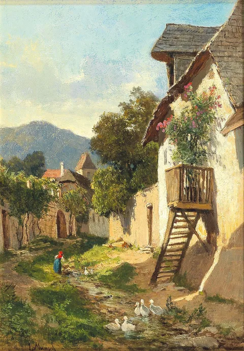 Leopold Munsch, Scene of the Wachau