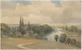 Peter Toft, View of Streatley-on-Thames