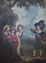 John Westbrooke Chandler, Four Children acting Macbeth and the Witches