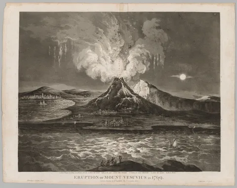 Thomas Sutherland, Eruption of Mount Vesuvius in 1769
