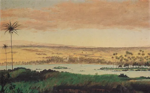 Edward Bailey, View of Hilo Bay
