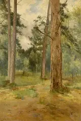 Thomas Bunting, Landscape, Woodland Scene