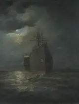 Henry Clifford, Bow view of the steamship Great Eastern