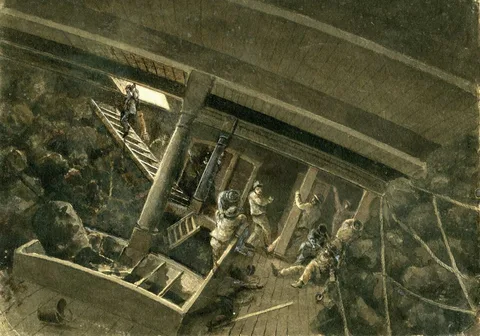Henry Clifford, Breaking Adrift of the Coal on Board HMS Agamemnon