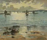 Herbert Ivan Babbage, Waiting for the Tide (St Ives Fishing Fleet)