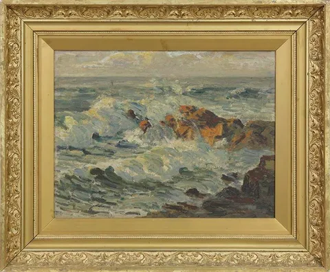 Herbert Ivan Babbage, Coast of St Ives, Cornwall, 1907