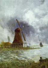 William Francis Barraud, A Zaandyke Mill