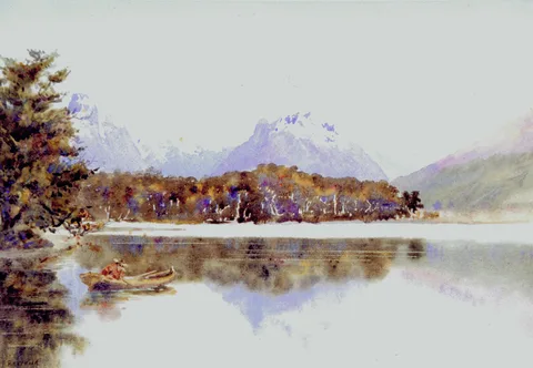 William Francis Barraud, Diamond Lake, Wakatipu
