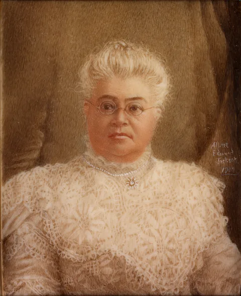 Albert Edward Jackson, Portrait of Lyra Francis Brown Nickerson