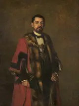 Charles Haigh-Wood, Joseph Burrow, Mayor of Bury (1885–1887)