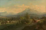 Jakob Josef Zelger, View of the Pilatus from the Emmenthal