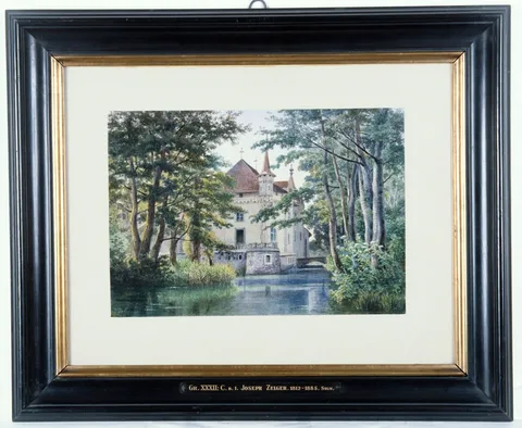 Jakob Josef Zelger, Hallwil Castle (from the South - east)