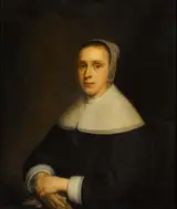 Cornelis Jonson, Portrait of Elisabeth Vervoorn (1617-57)