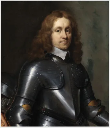 Cornelis Jonson, Portrait of an Officer in Armour