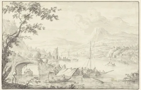 Louis Chalon, Rivierlandschap