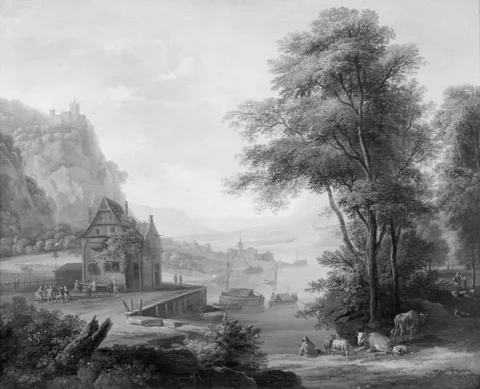 Louis Chalon, Public House by the Rhine