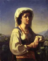 Sipke Kool, Portrait of an Italian woman