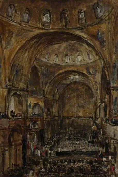 William White Warren, Funeral Mass of Cardinal Trevisanato, Patriach of Venice