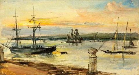 William White Warren, Gravesend, Kent, Sunset