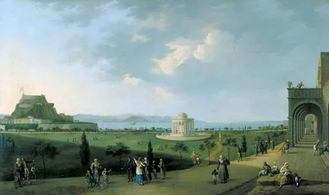 Joseph Schranz, The Spianada, Corfu
