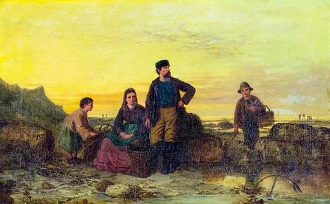 Charles Frederick Lowcock, Coastal Scene