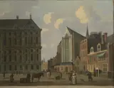 Fredericus Theodorus Renard, View of the Palace and the New Church from the Dam