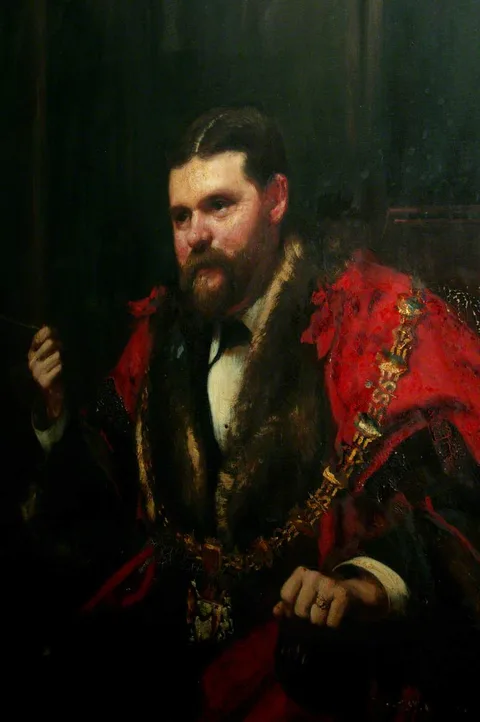 John Ernest Breun, William Williams, JP, MP, Mayor of Swansea (1884)