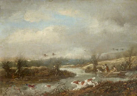 Samuel John Egbert Jones, Duck Shooting from a Punt