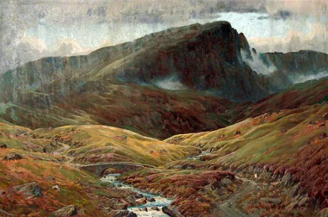 Isaac Cooke, Showers on the way to Goat's Water, Coniston, Cumbria