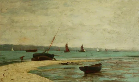 Alfred Harvey Moore, The Thames off Yantlett Creek, Kent