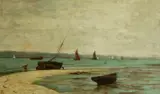 Alfred Harvey Moore, The Thames off Yantlett Creek, Kent