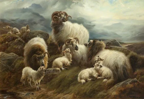 Robert Watson, Sheep in a Landscape
