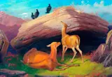 Robert Henry Roe, Grouse and Deer (one of a pair)