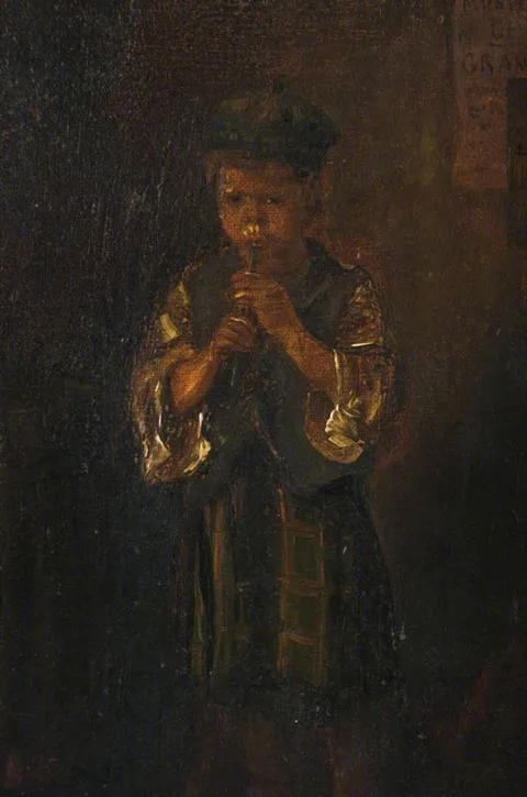 William Geddes, Tom Playing a Penny Whistle