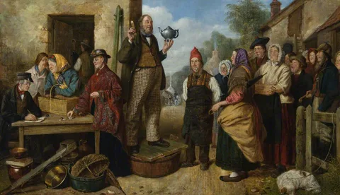 William Geddes, The Village Auction