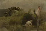 Edgar Barclay, Agricultural Workers Cutting Rushes