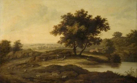 Carl Wilhelm Weisbrod, River Scene