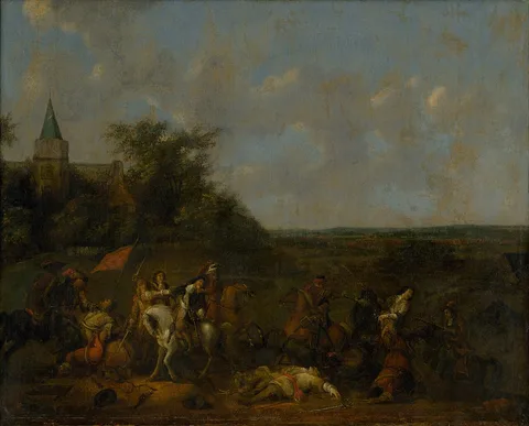 Abraham Veer, Cavalry Battle