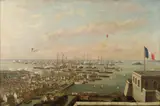 Arthur Wellington Fowles, Queen Victoria's visit to Cherbourg, 4 August 1858