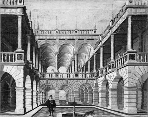 Gabriel Engels, Coutyard with Arcades