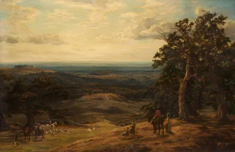 Charles Edward Johnson, Cub Hunting in the Midlands