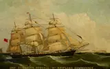 Frederick Tudgay, The ship Elizabeth Dougall under sail